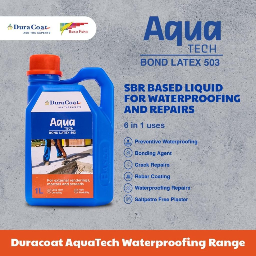 Duracoat Aqua tech Bond Latex 503 SRB based Liquid for Proofing and Repairs