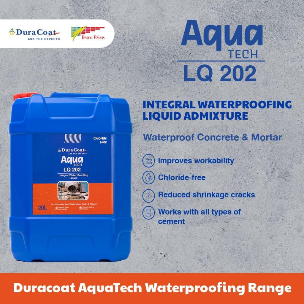 Duracoat Aqua tech LQ 202 Integral Waterproofing Liquid Admixture